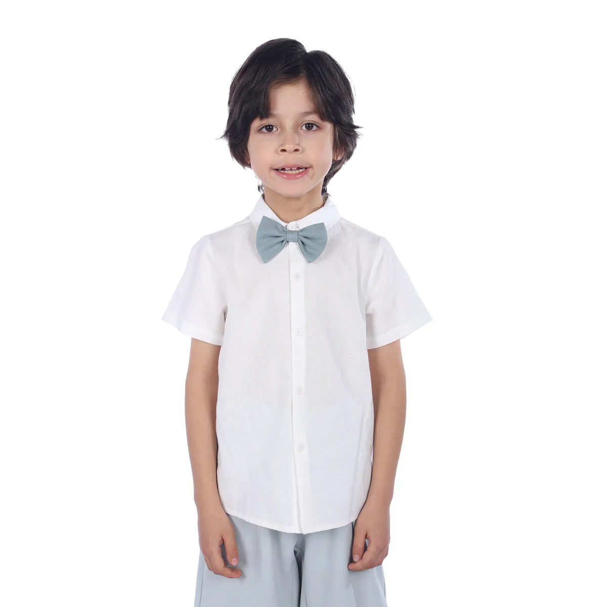 Plain Formal Shirt For Boys Image
