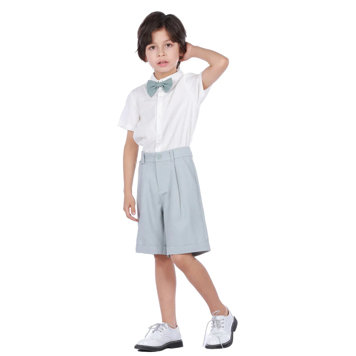 Plain Formal Shorts For Boys Image