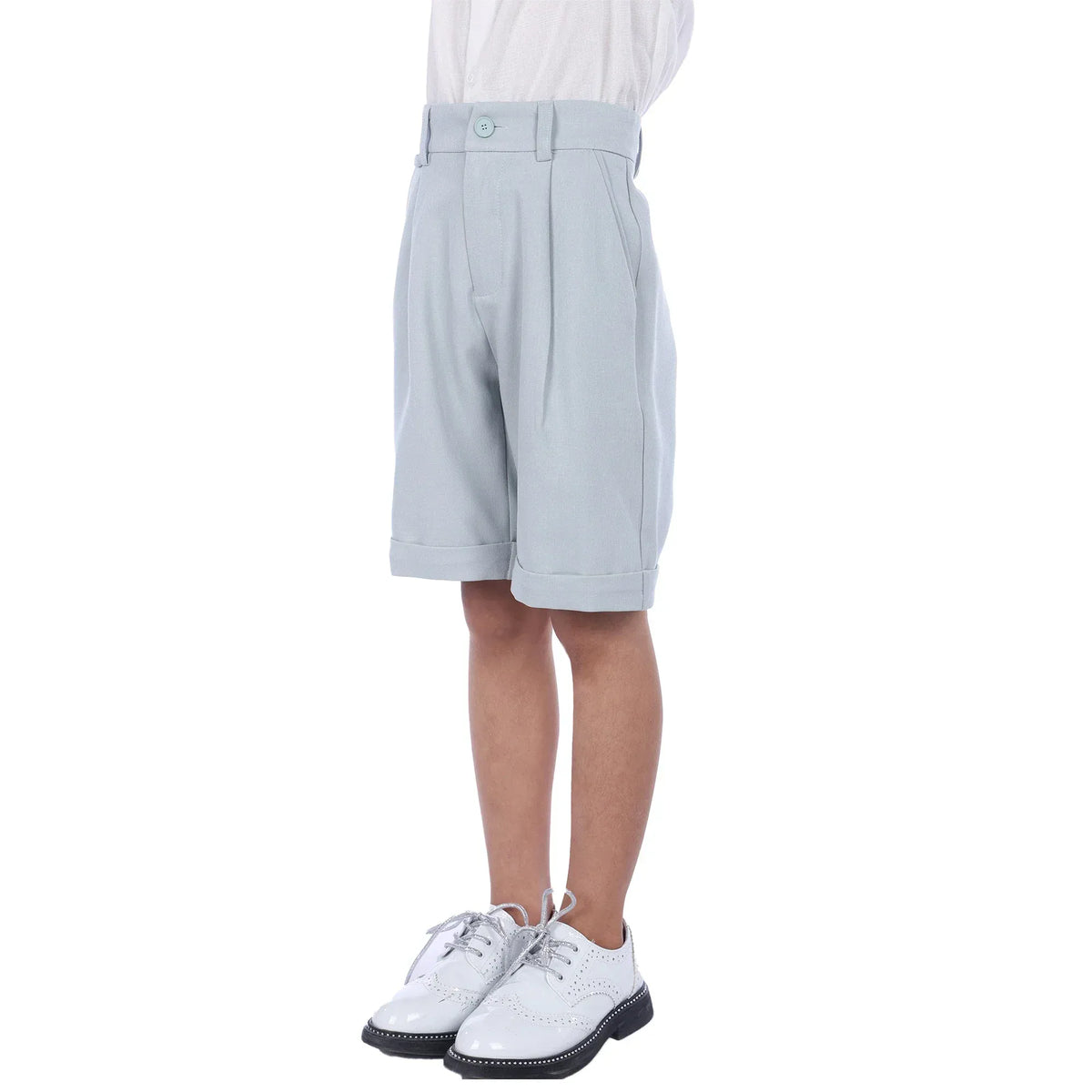 Plain Formal Shorts For Boys Image