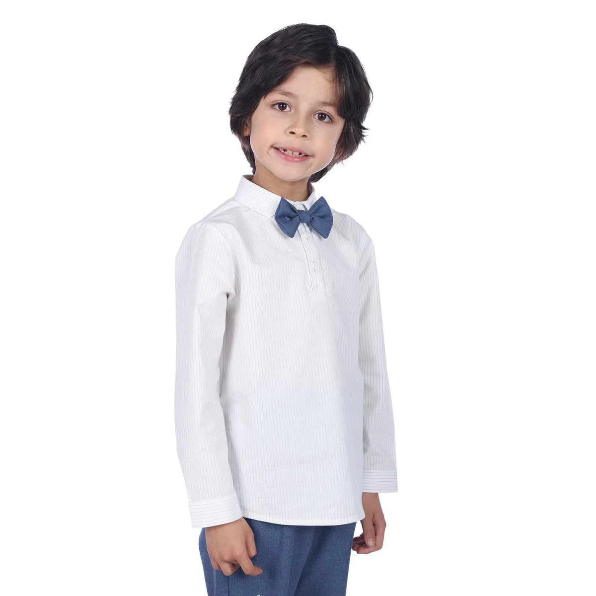 Striped Formal Blouse For Boys Image