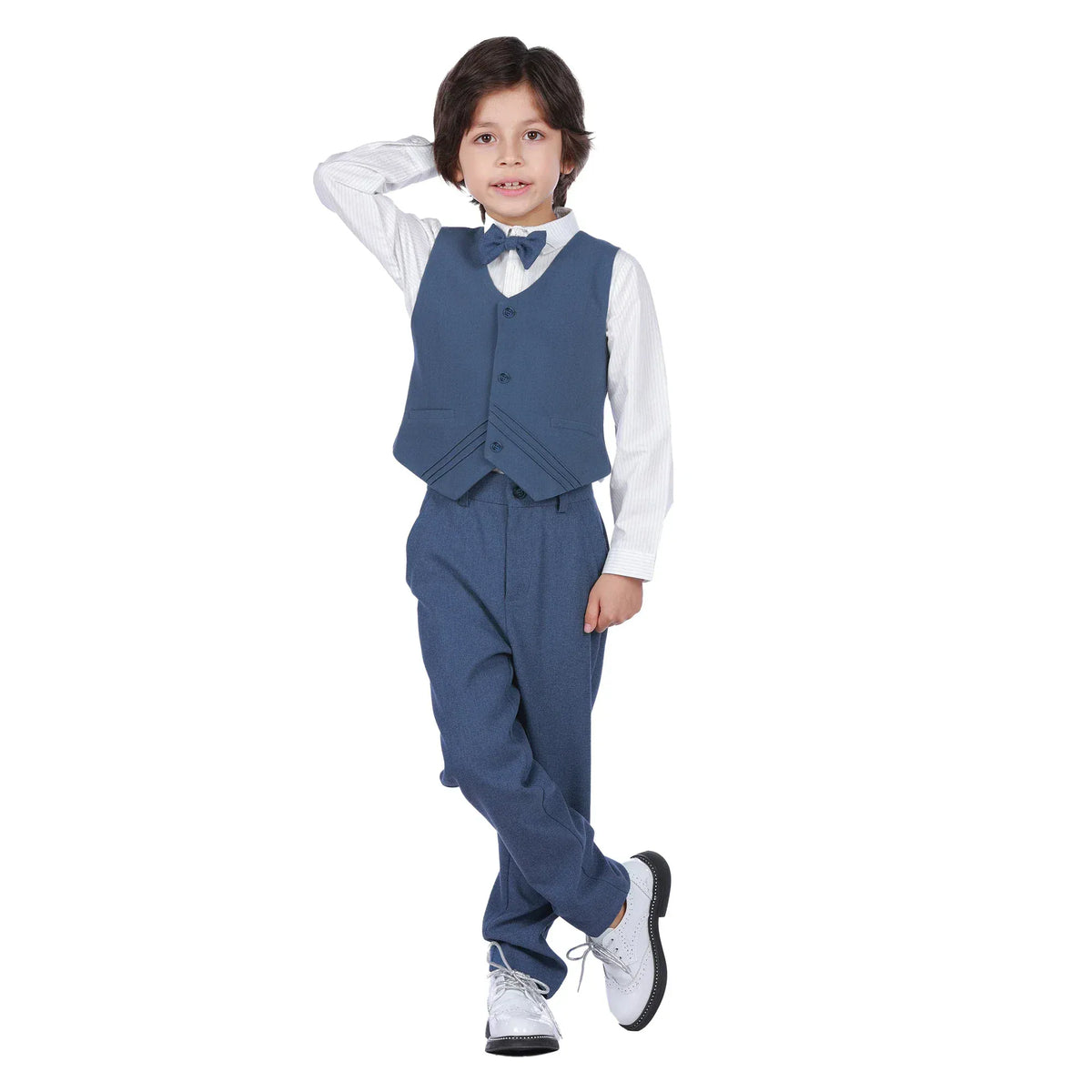 Plain Formal Waistcoat For Boys Image