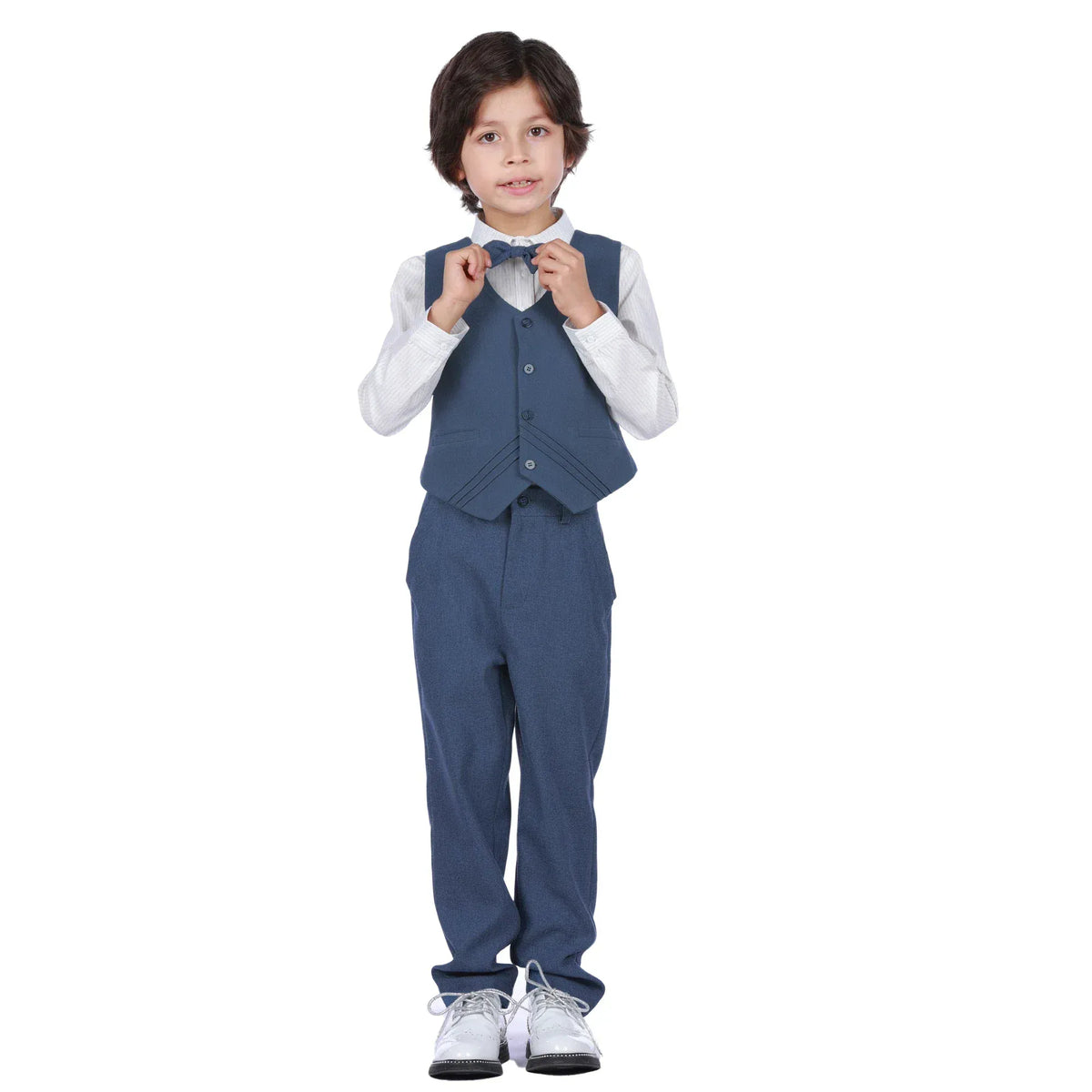 Solid Formal Pants For Boys Image