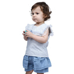 Checked Formal Blouse for Baby girl Image