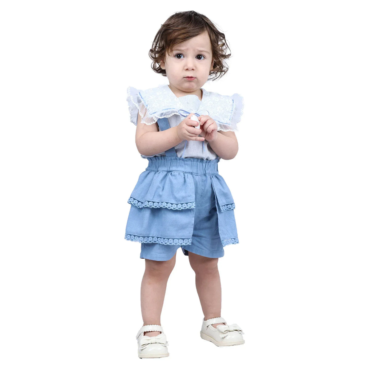 Floral Formal Shorts for Baby girl Image