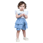 Floral Formal Shorts for Baby girl Image