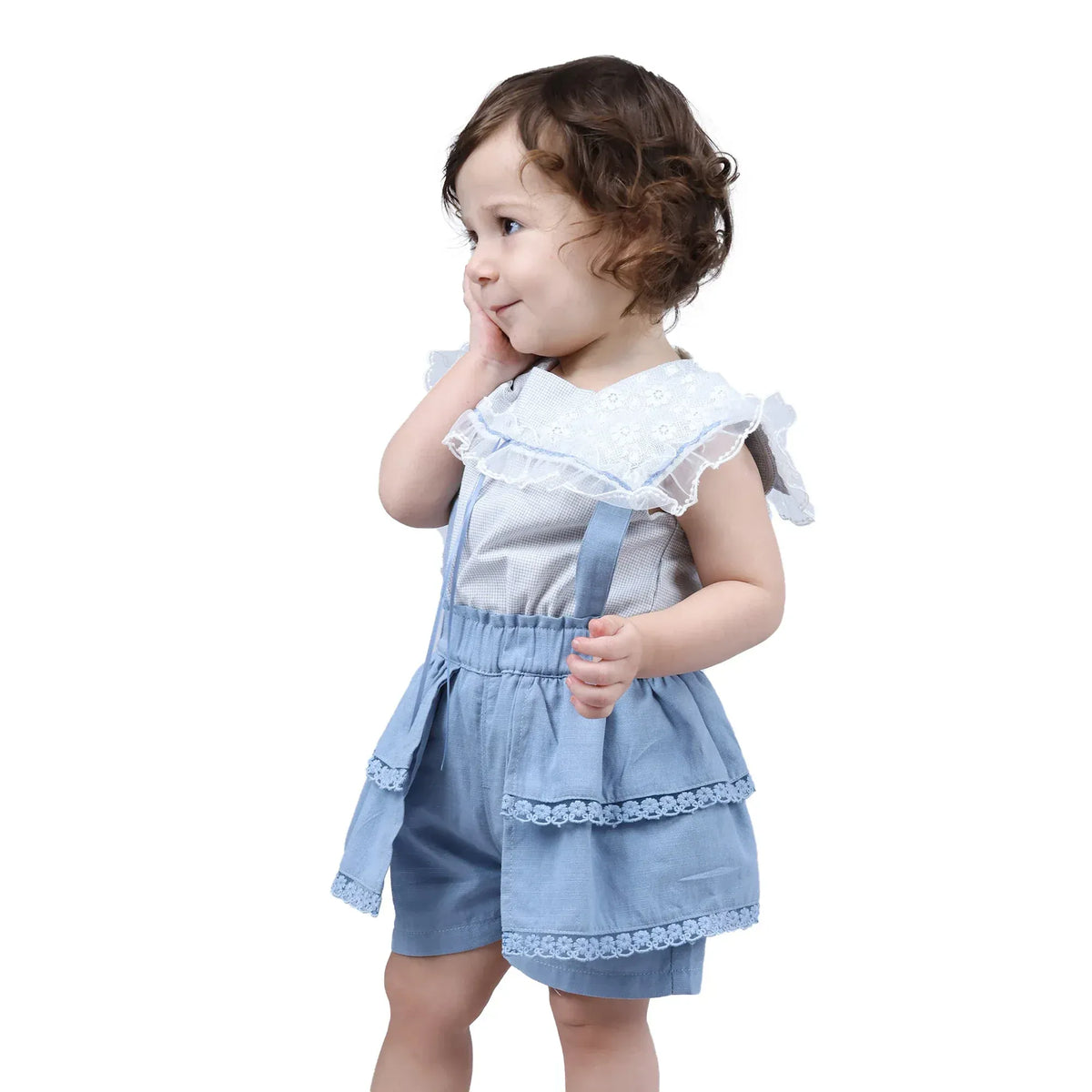 Floral Formal Shorts for Baby girl Image