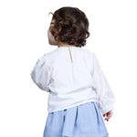 Laded Formal Blouse for Baby girl Image