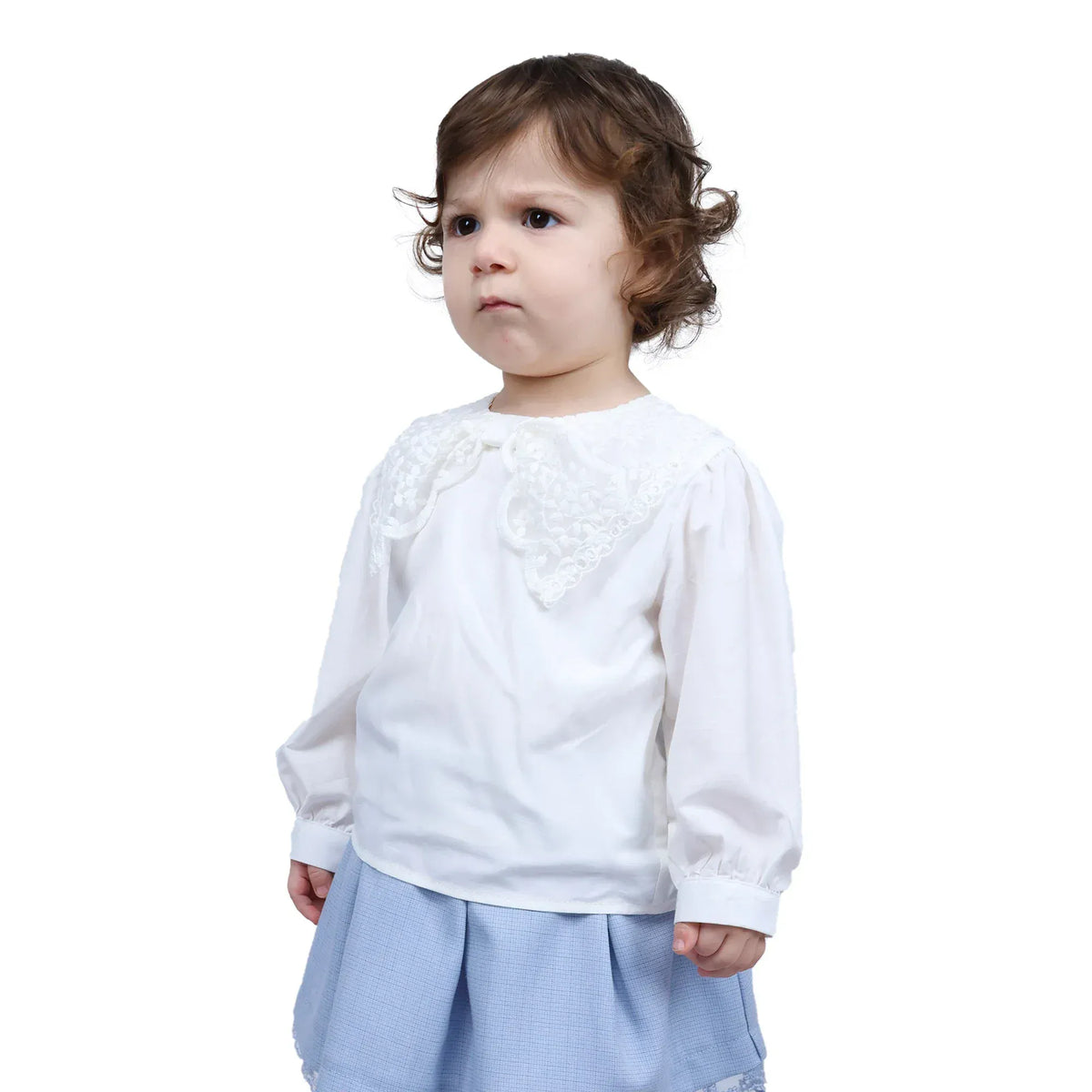 Laded Formal Blouse for Baby girl Image