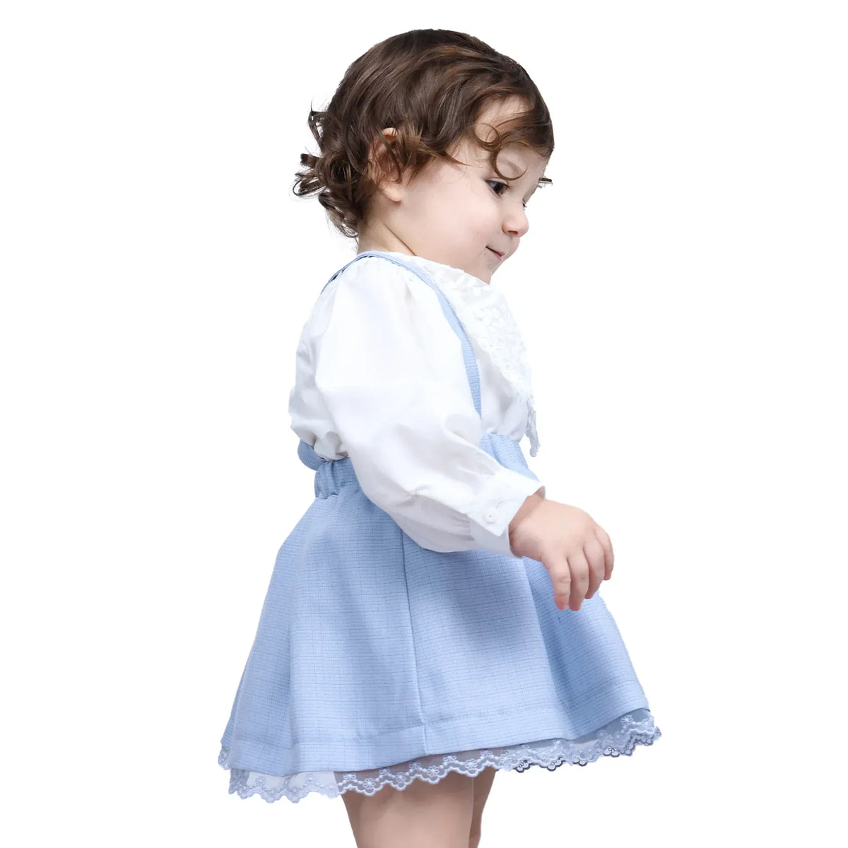 Checked Formal Skirt for Baby girl Image