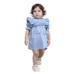 Striped Formal Dress for Baby girl Image
