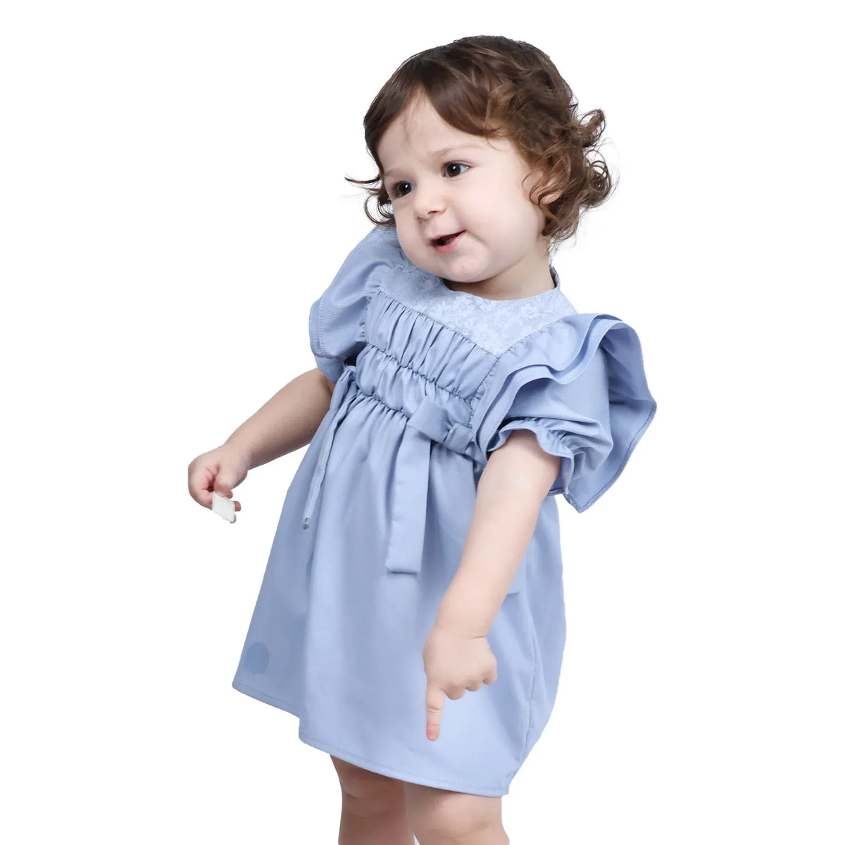 Striped Formal Dress for Baby girl Image