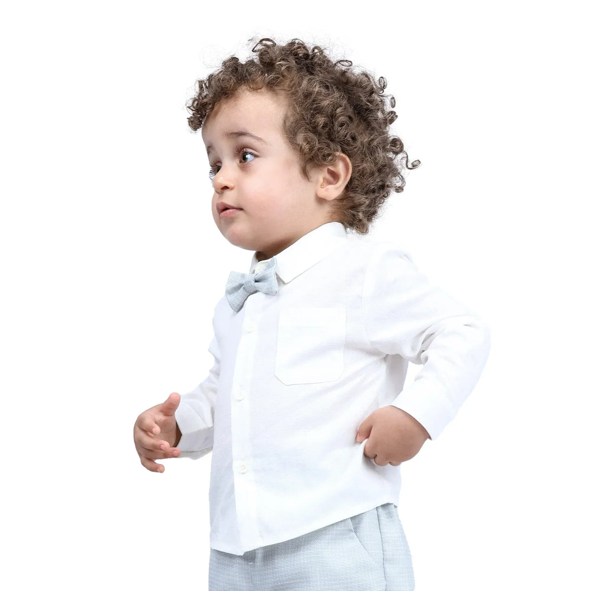 Plain Formal Shirt For Baby boy Image