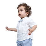Plain Formal Blouse For Baby boy Image