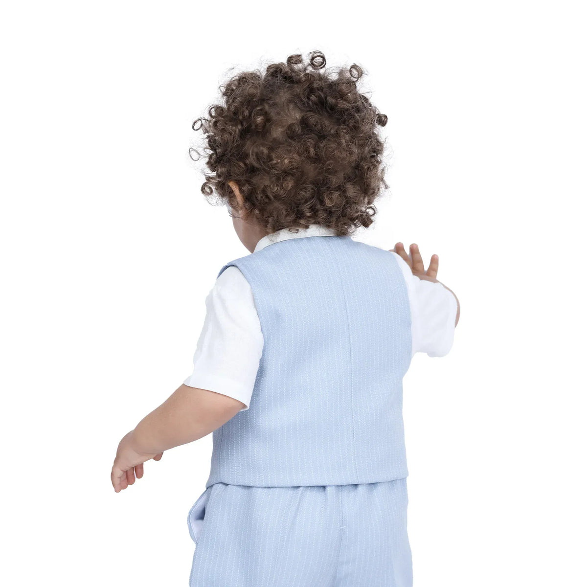 Striped Formal Waistcoat For Baby boy Image
