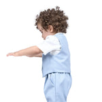 Striped Formal Waistcoat For Baby boy Image