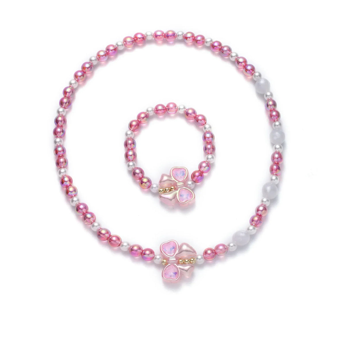 Free Pink Necklace Set for Girls Image