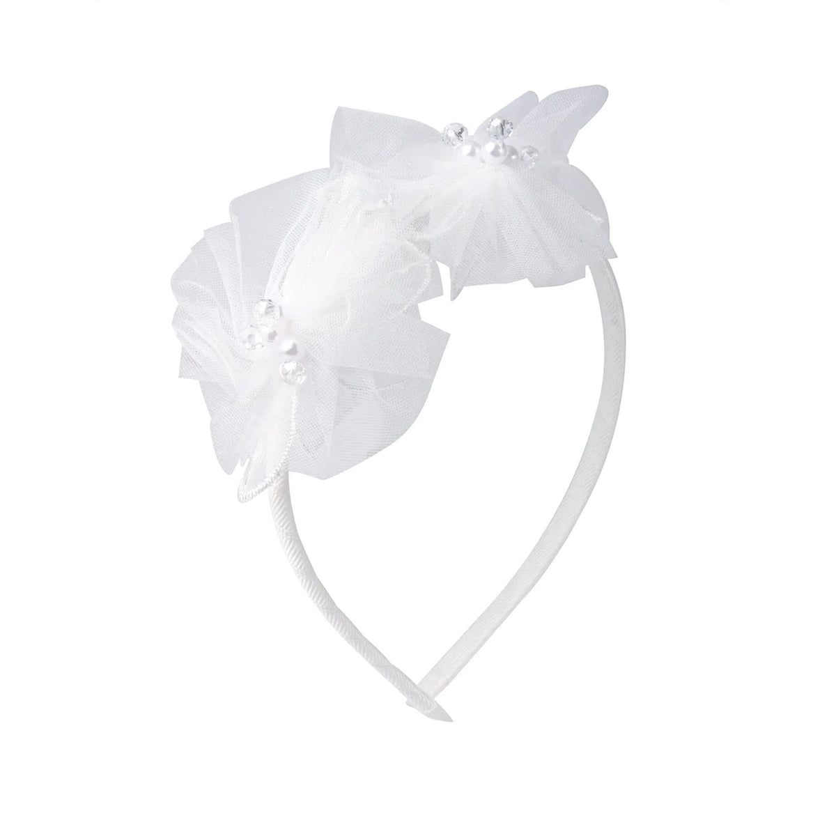 Free White Headwear Set for Girls Image