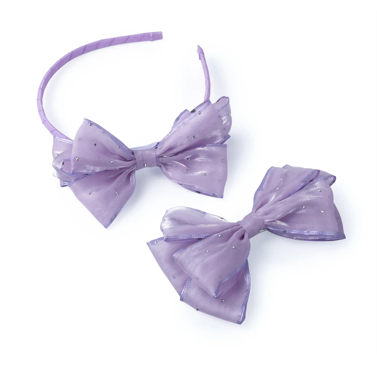 Free Purple Headwear Set for Girls Image