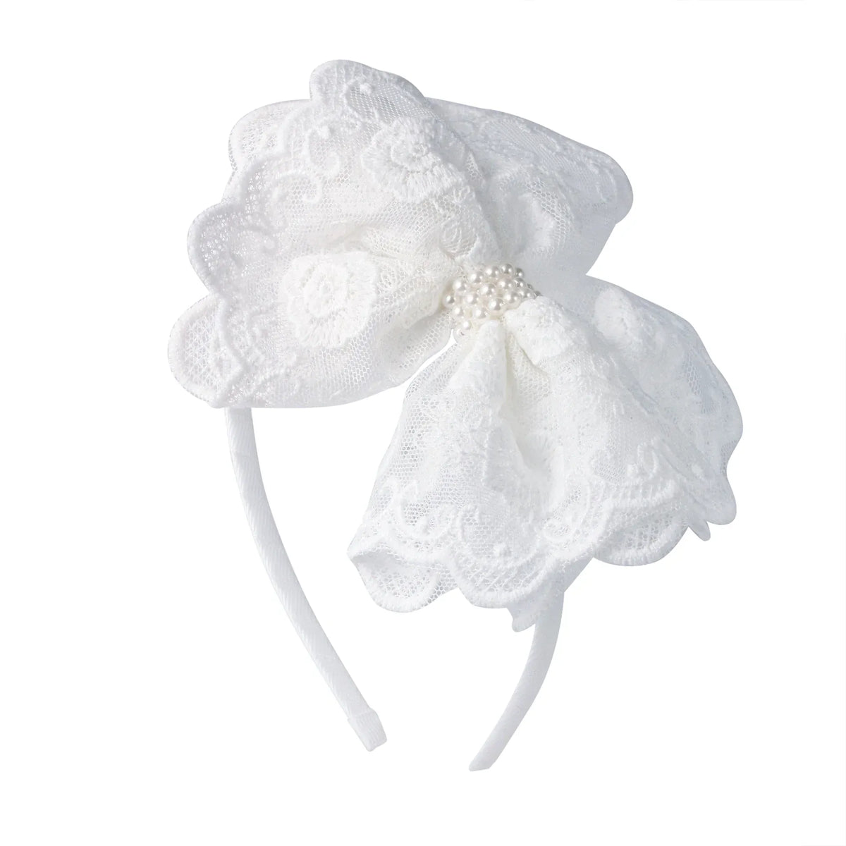 Free White Hair Hoop for Girls Image