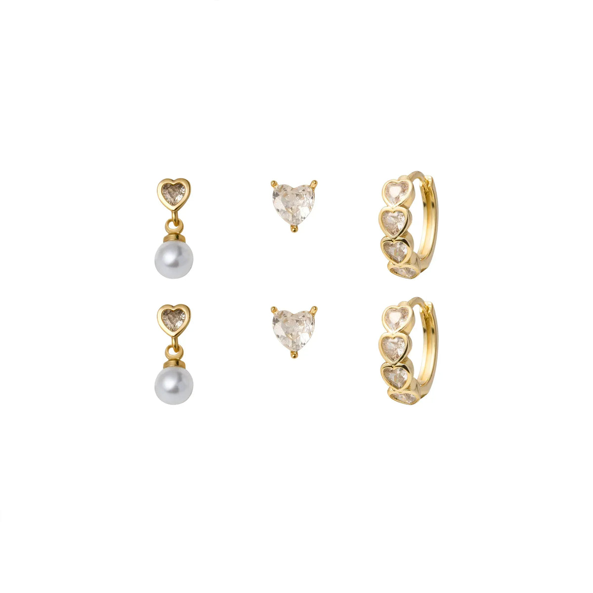Free Gold Earring Set for Women Image