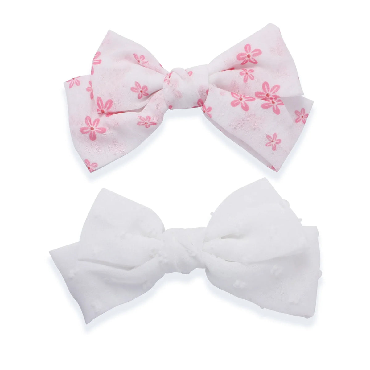Free White Pink Hair Clip Set for Women Image