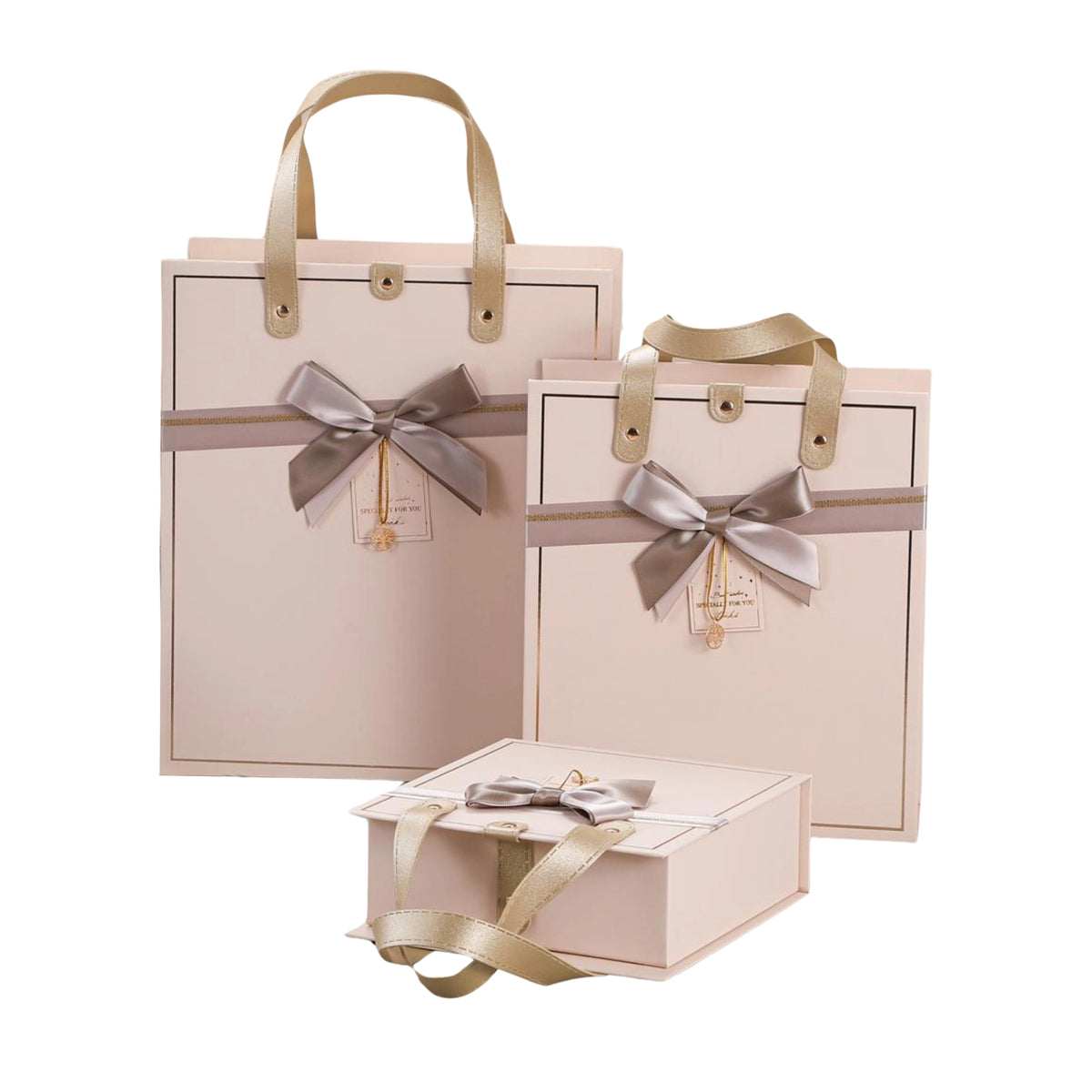 Beige wooden Gift Box Image