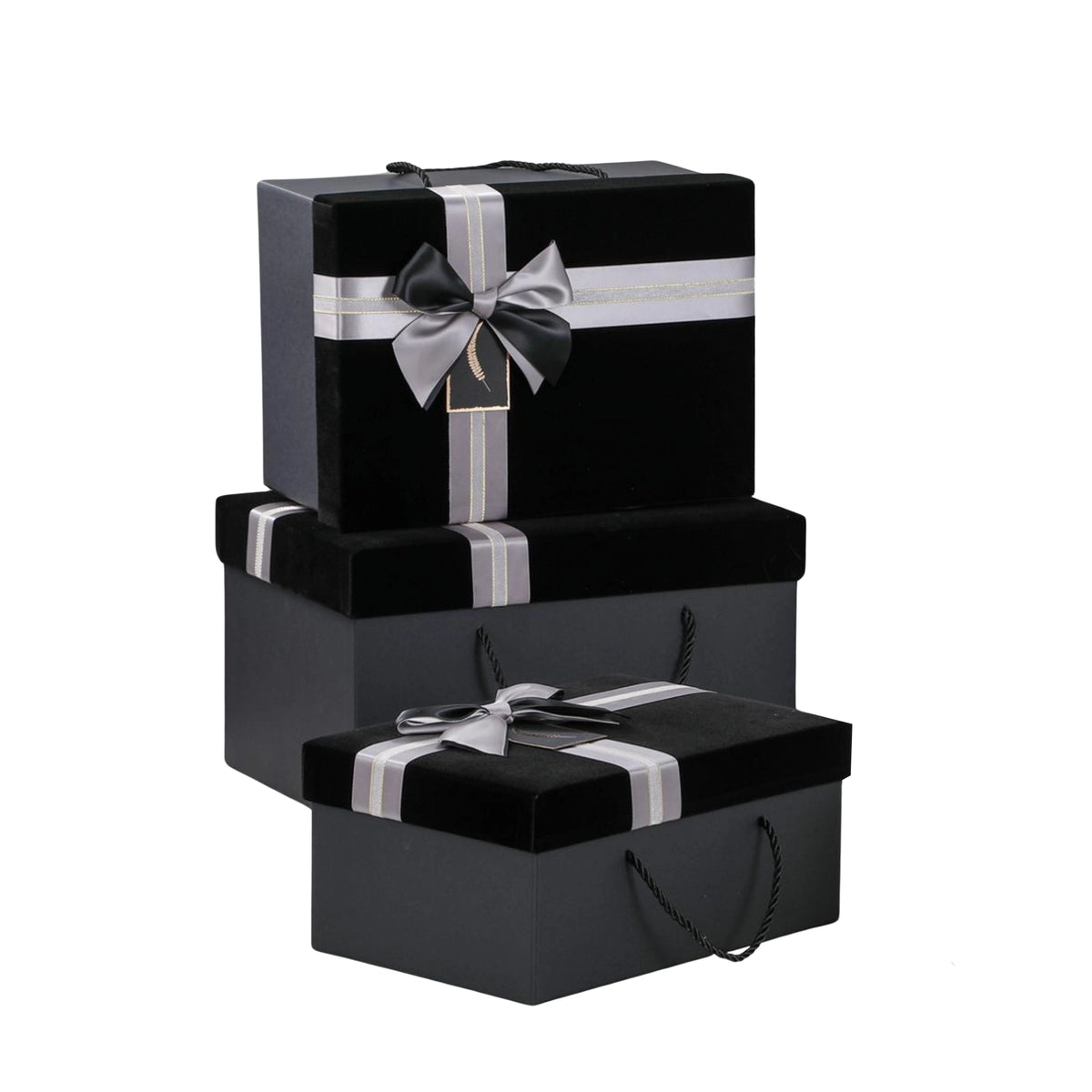 Black wooden Gift Box Image