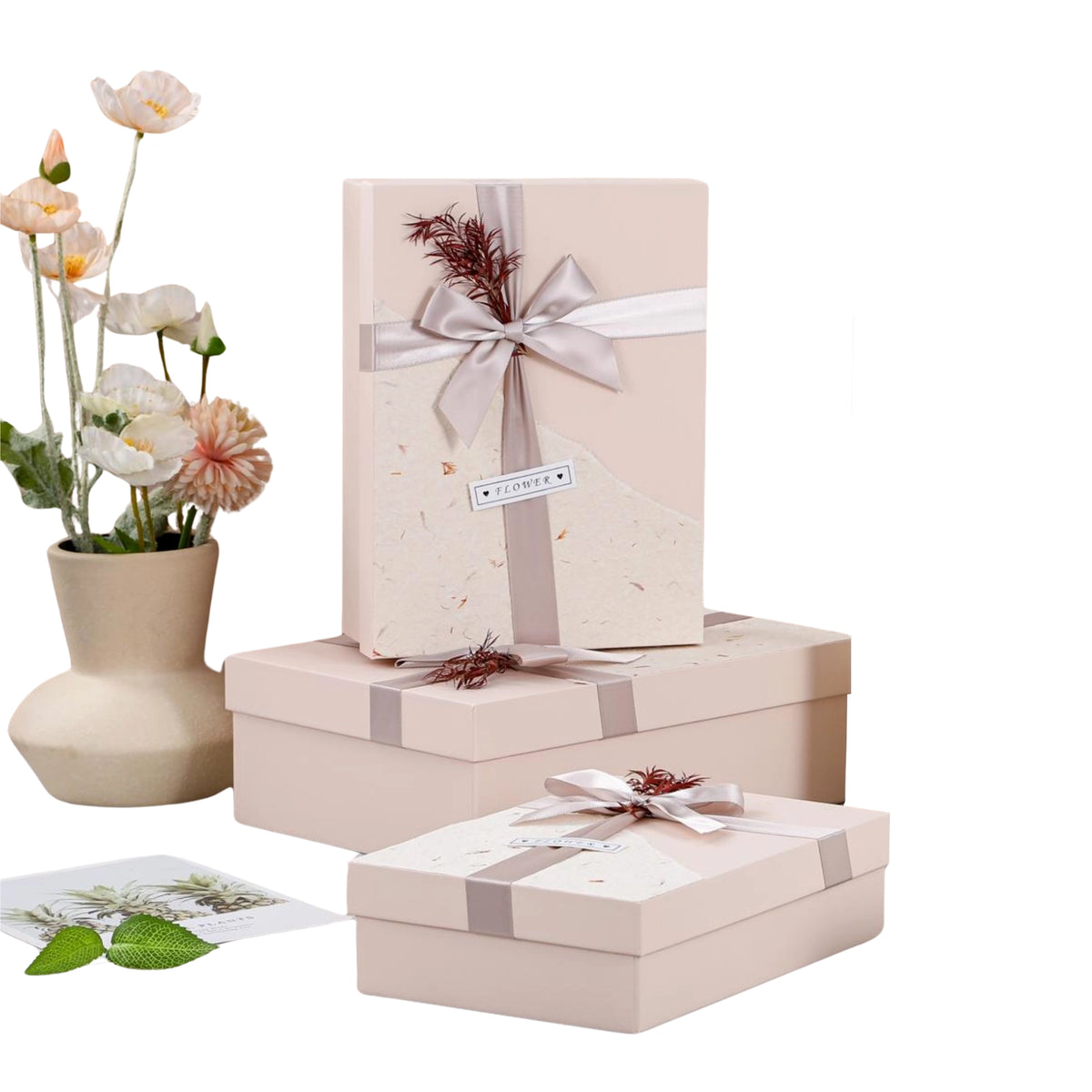 Light Pink wooden Gift Box Image