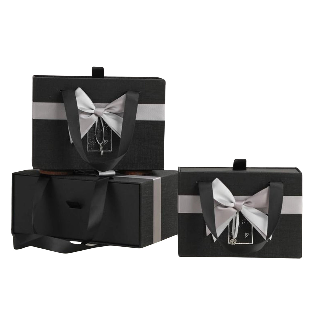 Black wooden Gift Box Image