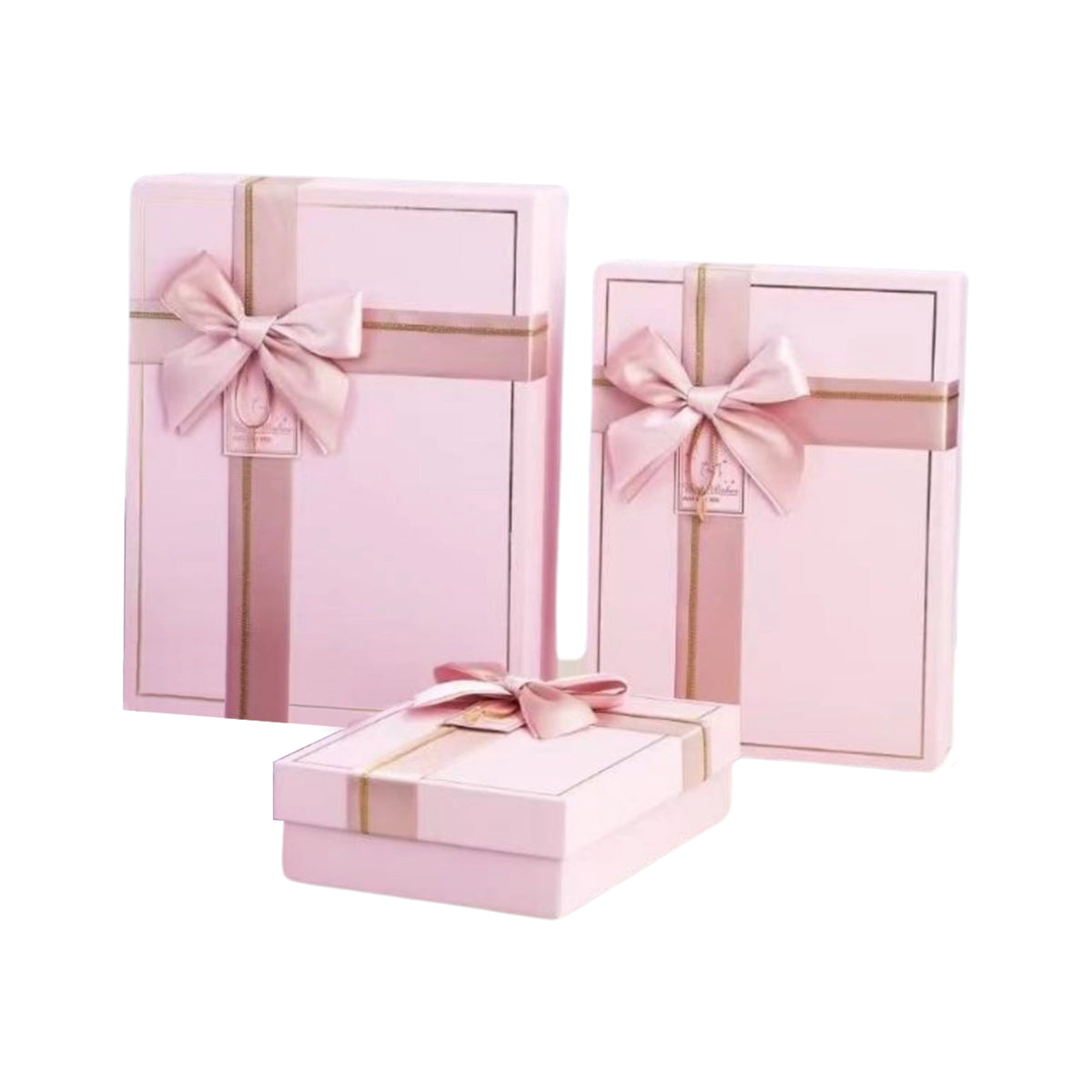 Pink wooden Gift Box Image