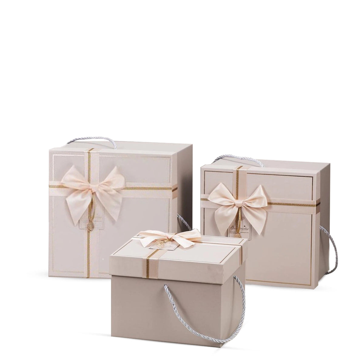 Beige wooden Gift Box Image