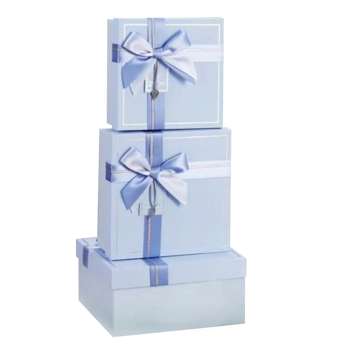 Blue wooden Gift Box Image