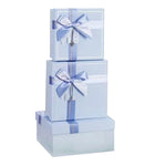 Blue wooden Gift Box Image