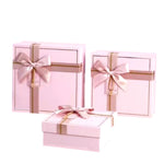 Pink wooden Gift Box Image