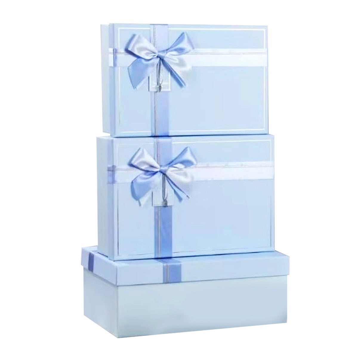 Blue wooden Gift Box Image