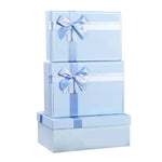 Blue wooden Gift Box Image