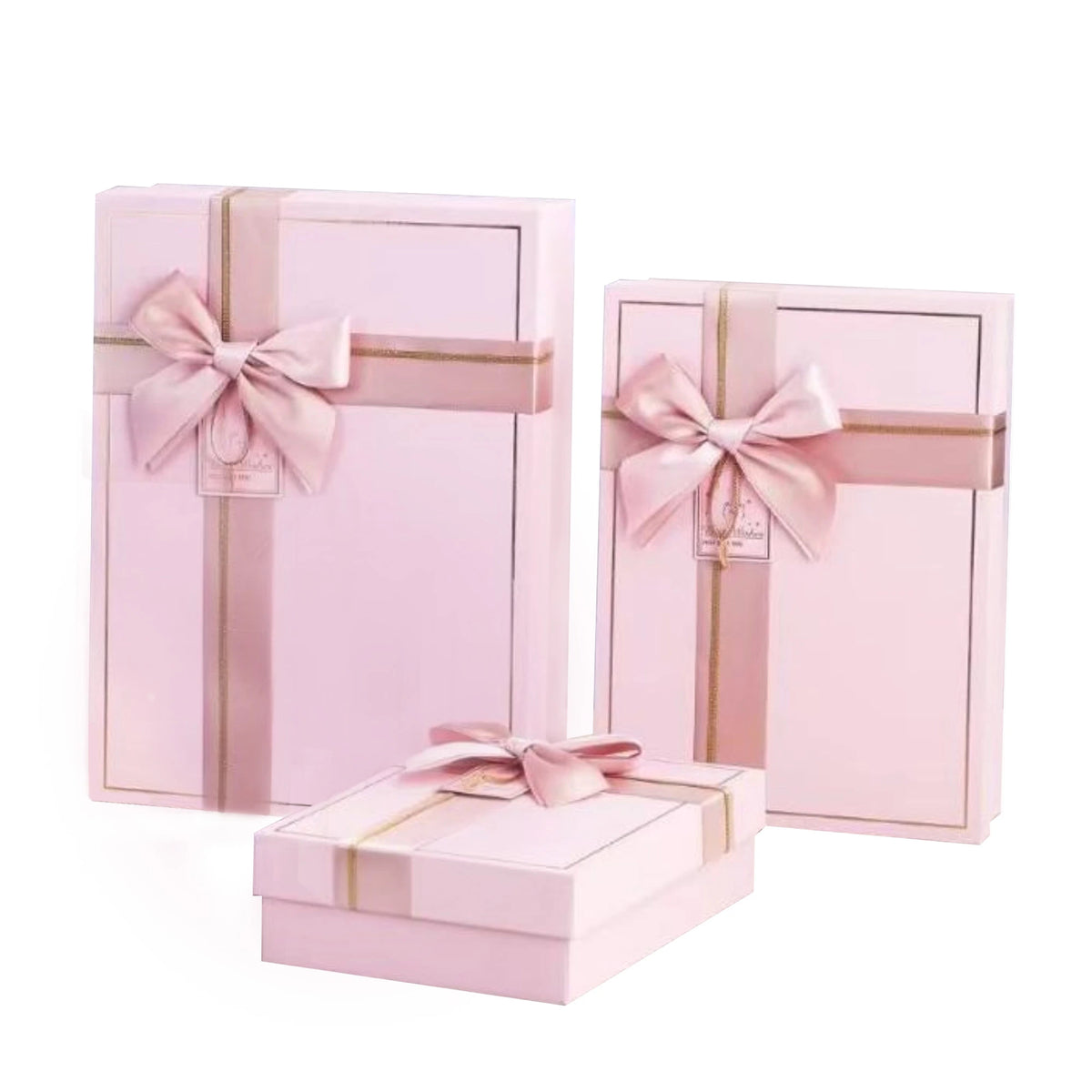 Pink wooden Gift Box Image