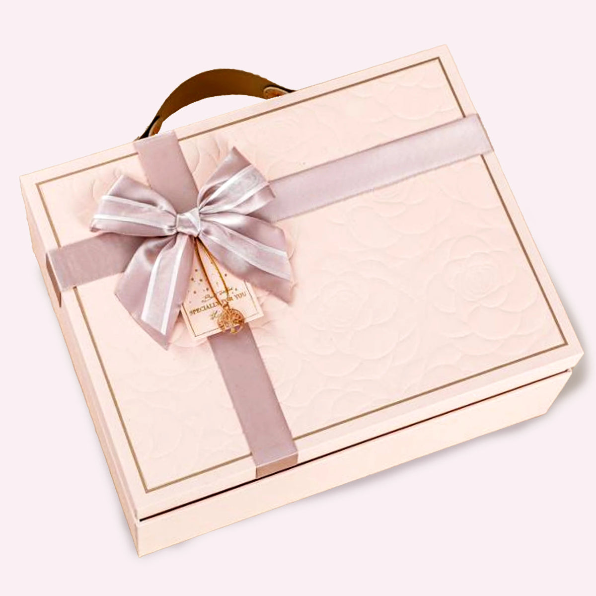 Beige wooden Gift Box Image