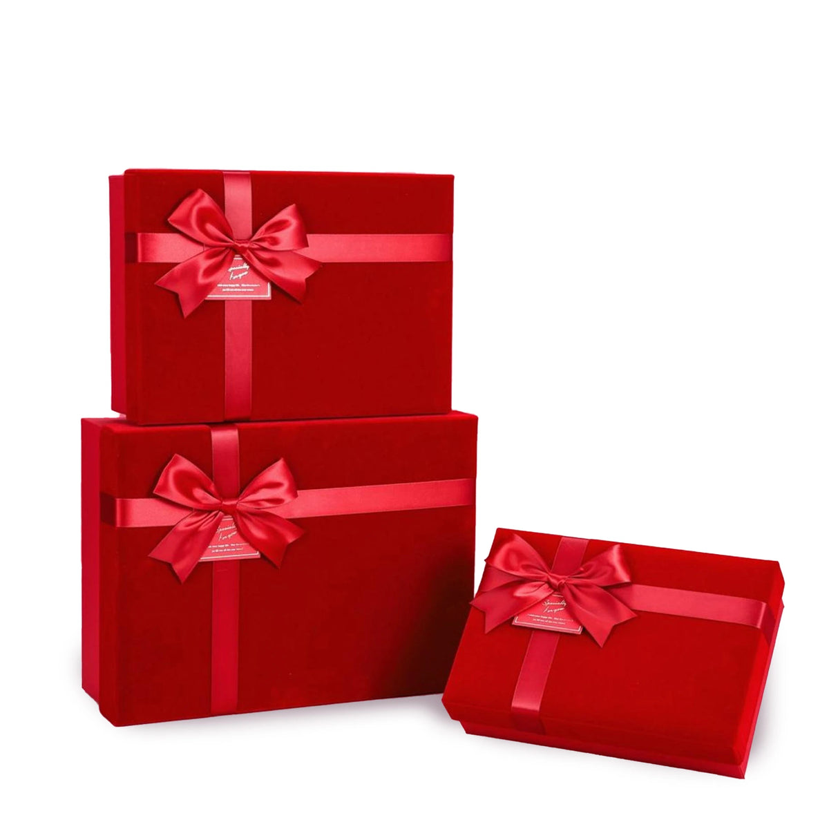 Dark Red wooden Gift Box Image