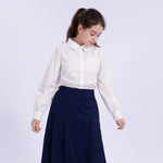Embroidery Uniform Shirt for Girls Image