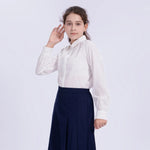 Embroidery Uniform Shirt for Girls Image