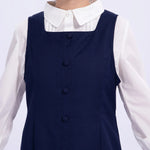 Embroidery Uniform Dress for Girls Image