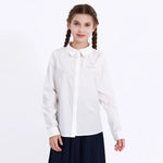 Embroidery Uniform Shirt for Girls Image