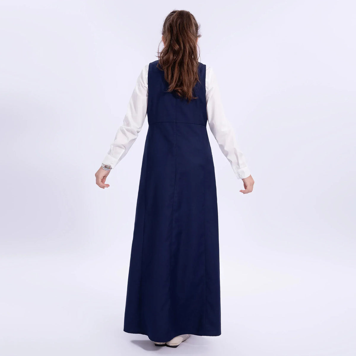 Embroidery Uniform Dress for Girls Image