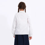 Embroidery Uniform Shirt for Girls Image