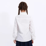 Embroidery Uniform Shirt for Girls Image