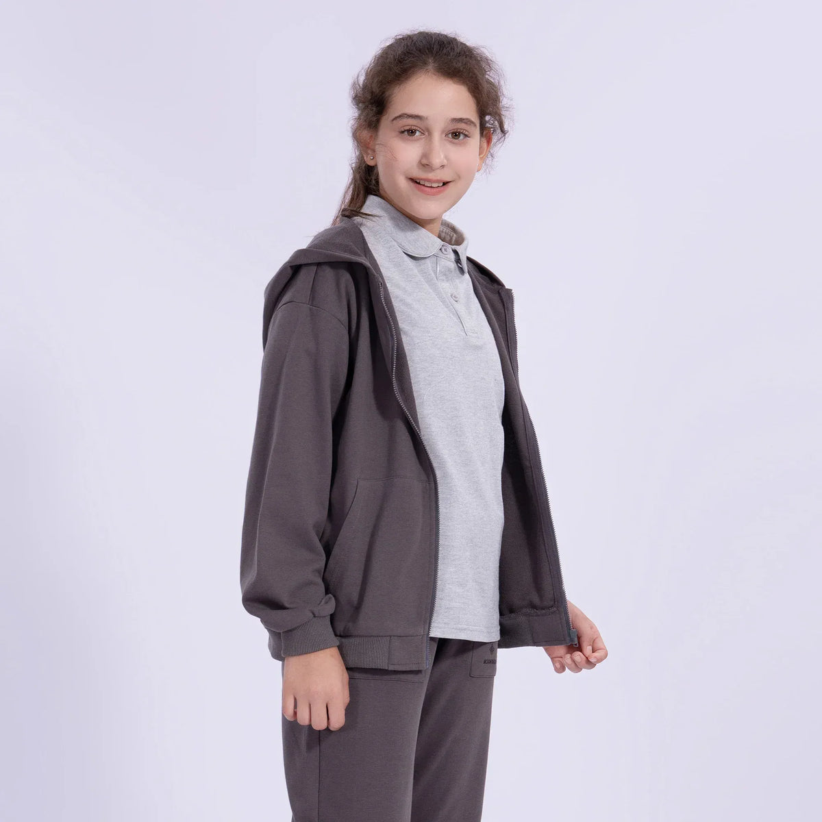 Embroidery School Sport Jacket for Girls Image