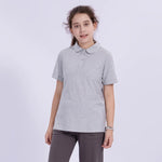 Embroidery School Sport Polo Shirt for Girls Image