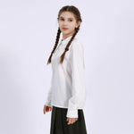 Embroidery Uniform Blouse for Girls Image
