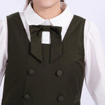 Embroidery Uniform Dress for Girls Image